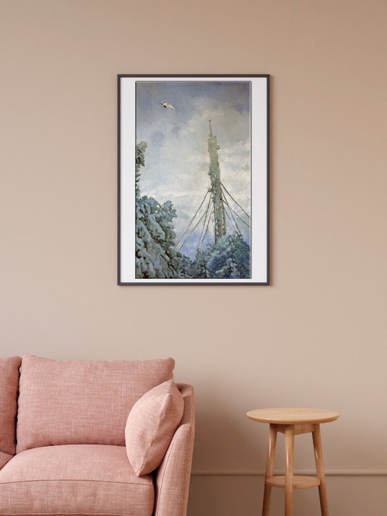 Original Oil Painting Contemporary Art Symbolism Connection – Paintings & Drawings, Canvas (photo 3 of 7)