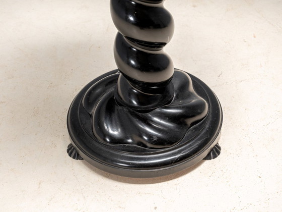 Image 1 of Pedestal de flores de inspiración barroca, nogal, Europa Central, década de 1920