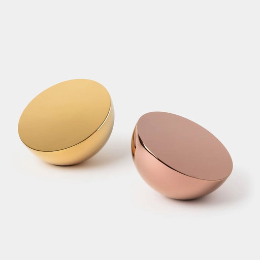 Aura Table Mirror (brass) by New Works