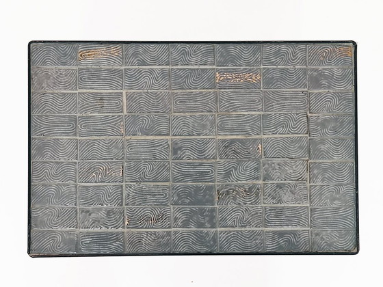 Image 1 of bijzettafeltjes mozaïek jaren 60