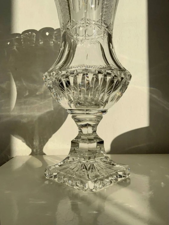 Image 1 of Rare Set of 3 Bohemian Crystal Objects – Historicism Period (ca. 1880-1890)