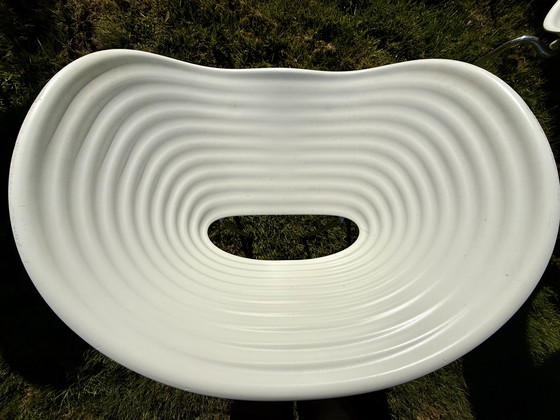 Image 1 of 6x Tom Vac Stoel Vitra Chrome Onderstel Stapelbaar