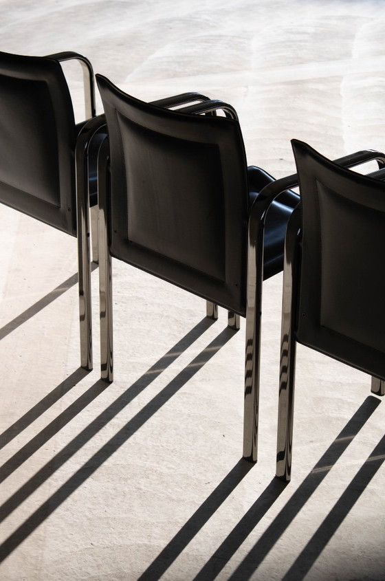 Image 1 of Seltene Arrben-Sessel aus dem Jahr 1980 - 5 STÜCK