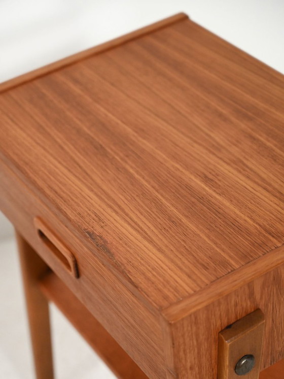 Image 1 of Coppia di comodini scandinavi in ​​teak