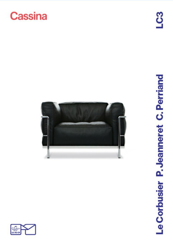 Image 1 of Le Corbusier LC3 (n. di produzione 1047), Fauteuil Grand Confort