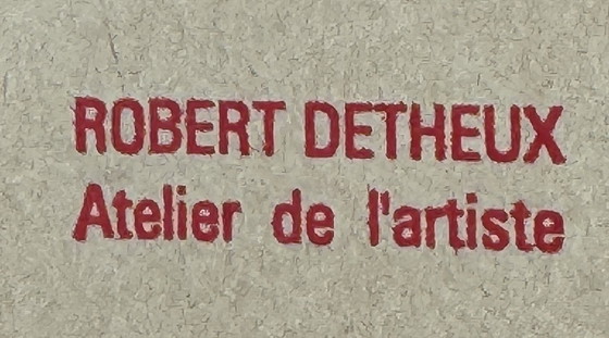 Image 1 of Robert Detheux, dipinto raro del 1962