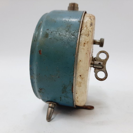 Image 1 of Mid-century mechanical alarm clock for Mera-Poltik, Poland 