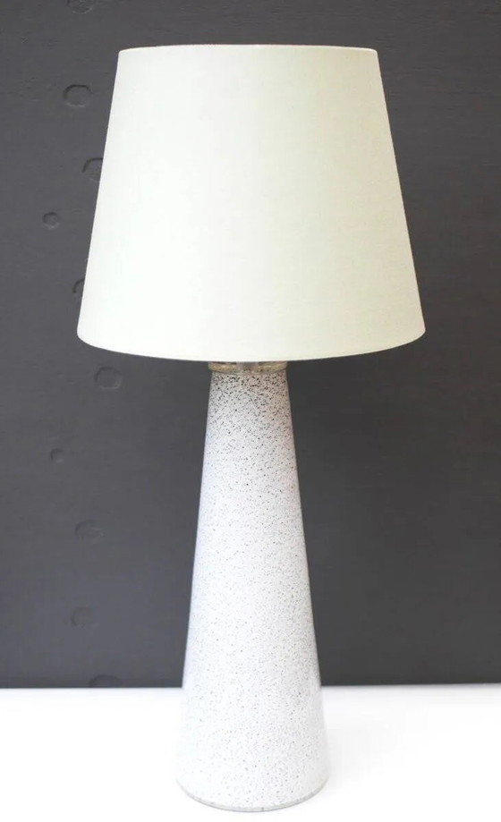 Image 1 of Art glass lamp by Bengt Orup for Hyllinge Glasbruk