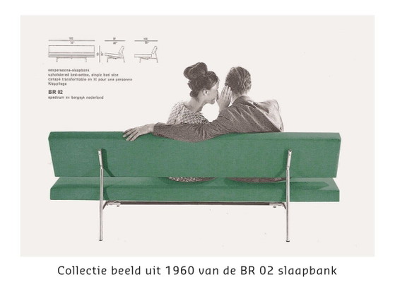 Divano letto Martin Visser Spectrum BR02, rivestito di recente, colore rosa. – Letti da giorno, Chrome (photo 12 of 13)