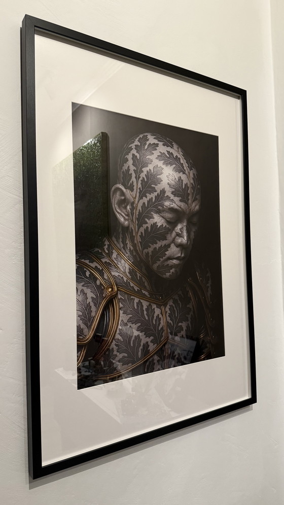 Image 1 of Kintsugi Samurai Titan Krieger von Rotan Hunt Wandbild