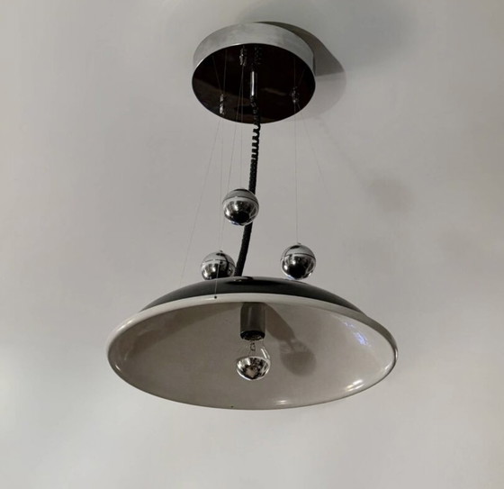 Image 1 of 80s Memphis design chandelier