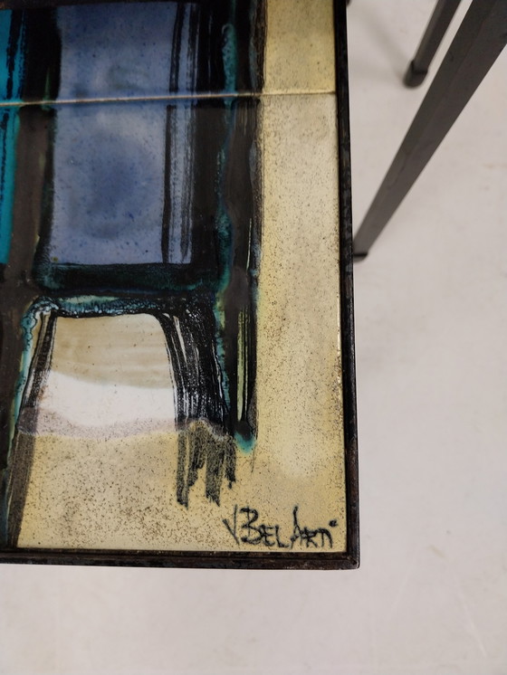 Image 1 of 1 x Juliette Belarti mimiset 3 tafels gesigneerd.  1960's