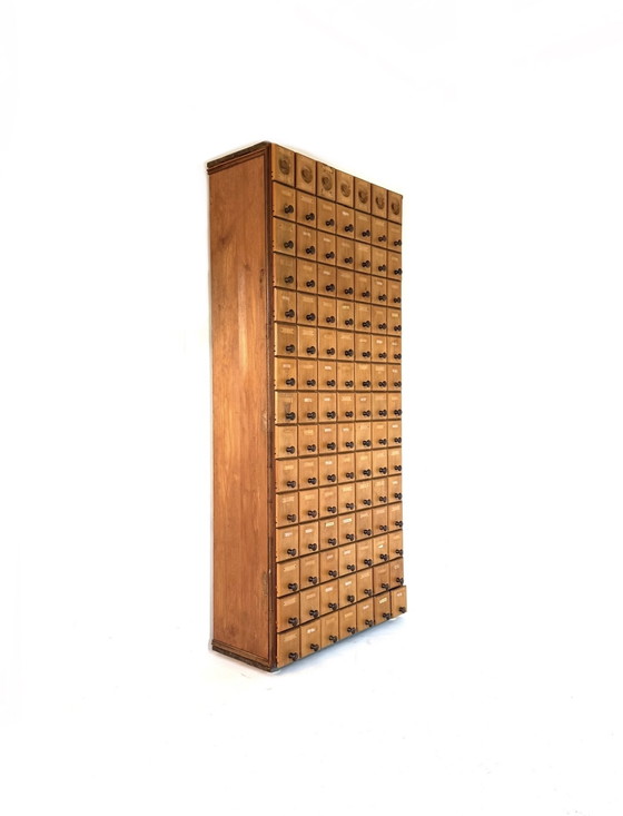 Image 1 of Vintage XL Apothekerskast/ladekast ‘30