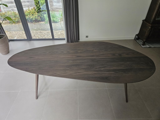 Goossens Ferry eettafel 240 x 120 cm | Eiken soft touch lak leemkleur | Perfecte staat