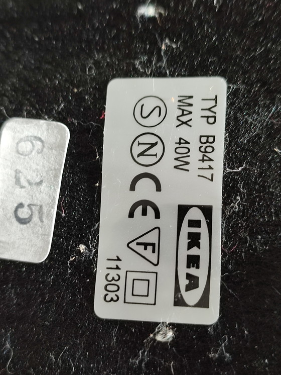 Image 1 of Tord Björklund Kvartett Ikea Tafellamp blauw 