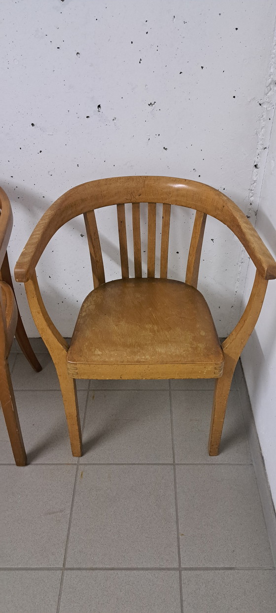 Image 1 of Bauhaus Armchair – Bentwood Vintage Mid-Century, Gropius Style, 1940s-50s