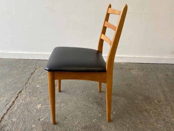 Image 1 of Ensemble de 6 chaises de salle à manger Mid Century des années 1970 par Schreiber Furniture