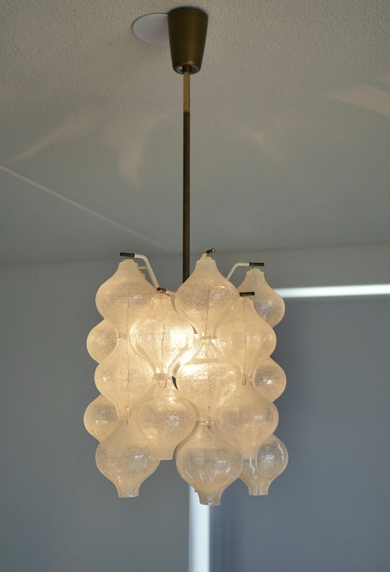 Image 1 of  Vintage Tulipan kroonluchter van JT Kalmar voor Franken Kalmar KG. 1960s