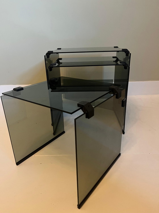 Image 1 of Vintage 70s Space Age Mimiset rookglas