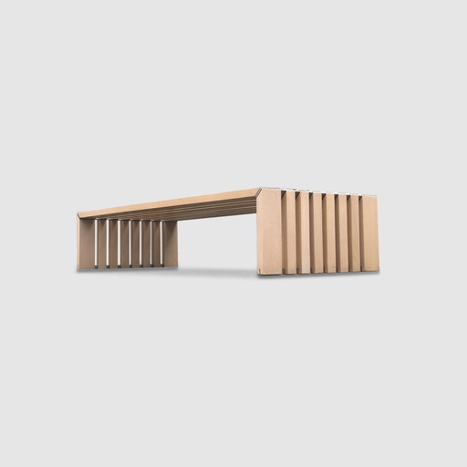 Passe Partout slatted ash bench by Walter Antonis for Arspect 1970s