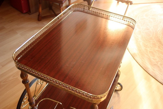 Image 1 of Chariot de bar vintage - Chariot de service