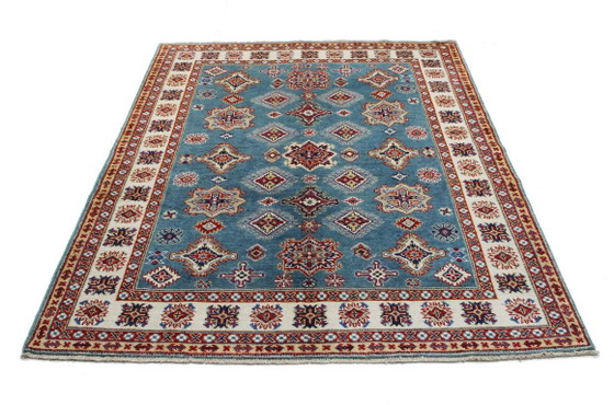 Image 1 of Origineel handgeknoopt Ziegler Kazak tapijt, 203 x 150 cm, nieuw en in uitstekende staat.