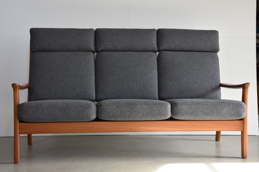 Gestoffeerde Mid Century Sofa van Juul Kristensen, Kvadrat stof, jaren 1960 - 1970