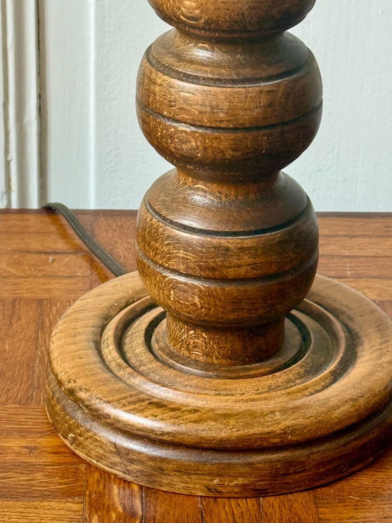 Image 1 of Lampvoet van gedraaid hout