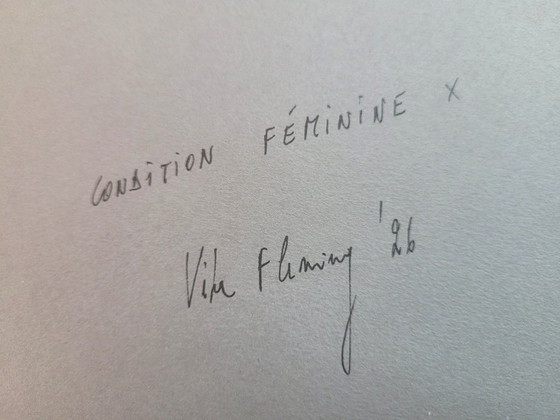Image 1 of Charcoal drawing - Female condition