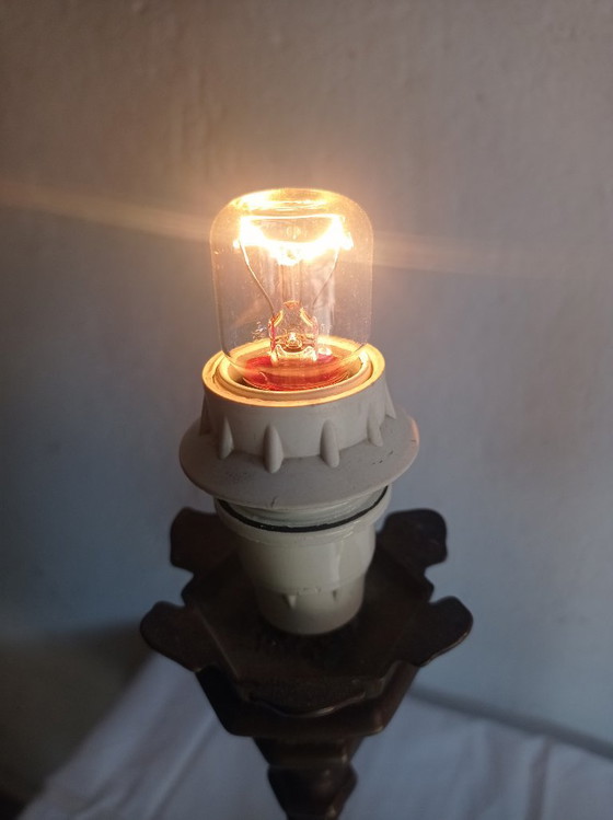 Lamps - Bronze - Transformed Candelabras – Table lamps, Textile (photo 27 of 38)