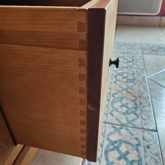 Credenza in Legno Massello di Ciliegio Stile Shaker -Roche Bobois- – Credenze, Wood (photo 4 of 5)