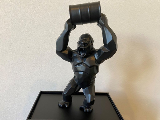 Kong Oil Spirit Noir Black Matte Edition by Richard Orlinski, new 2023