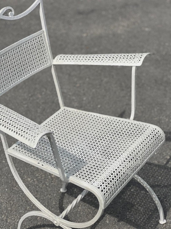 Gartenmöbelset aus Schmiedeeisen von Jansen House, 1960 – Garten-Sets, Iron (photo 6 of 7)