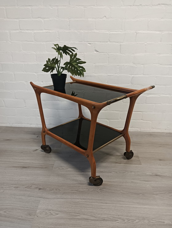 Image 1 of Ico Parisi pour Angelo de Baggis, Chariot de Service Vintage 