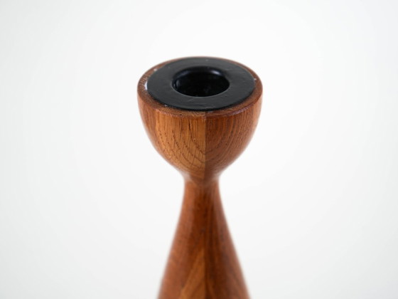 Image 1 of Teakhouten kandelaar, Deens ontwerp, jaren 70, vervaardigd door BoConcept.