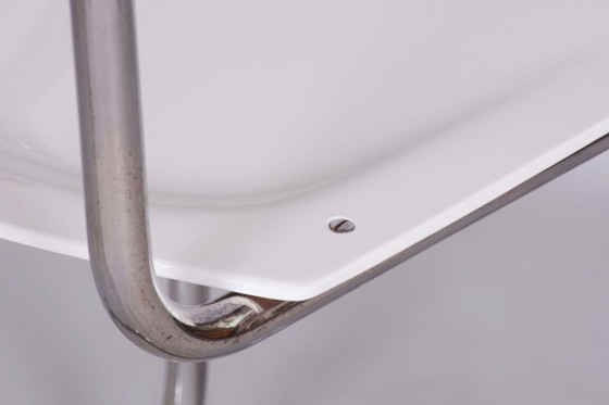 Restauriertes Bauhaus-Stuhlpaar, von Mart Stam, Chrom, Deutschland, 1930er Jahre – Sessel, Metal, Chrome (photo 7 of 10)