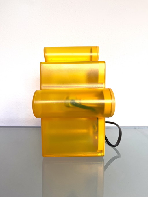 Vintage Yellow Puzzle Lamp From Visual Gram Visualgram