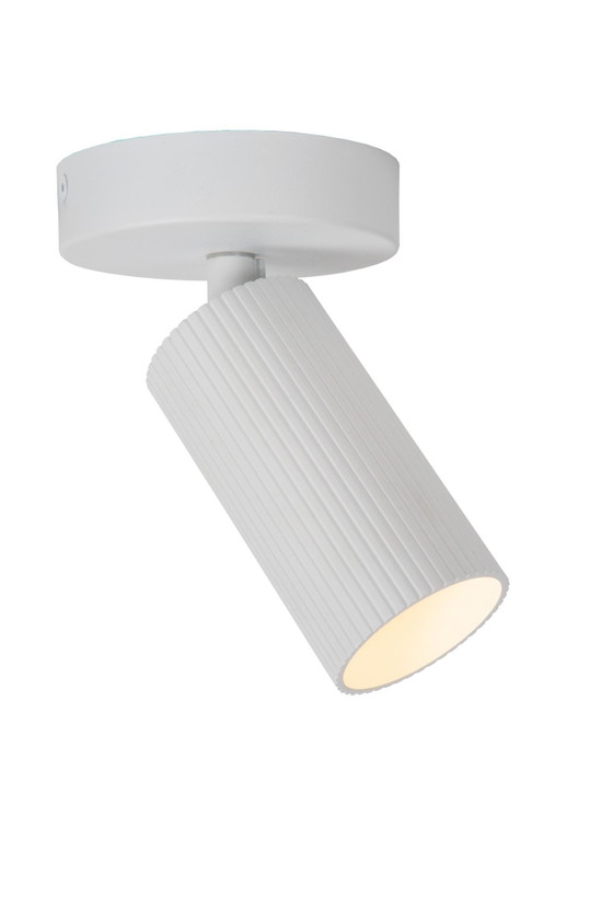 Lucide CLUBS ceiling spotlight, 1xGU10, white – Spot lights, Aluminium, Modern (photo 2 of 5)