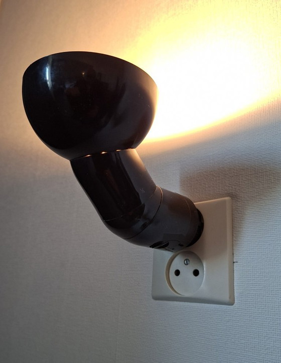 Vintage Deense bruine stekkerlamp Van Bendt Hansen – DL-Lampen, Spotjes, Kunststof, Metaal (photo 3 of 18)