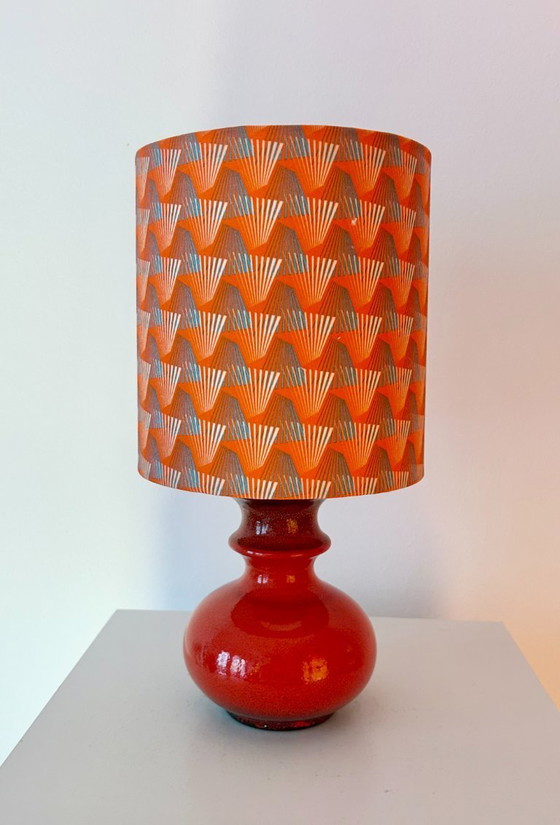 Image 1 of Pop Art vintage table lamp - upcycled from a Steuler vase by Cari Zalloni
