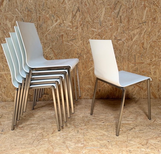 Image 1 of 6 chaises Pedrali Kuadra
