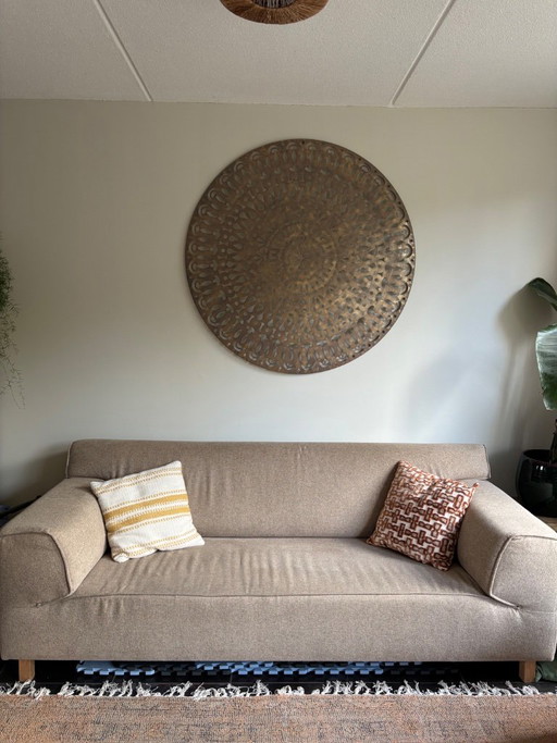 Sofa, beiger Textil