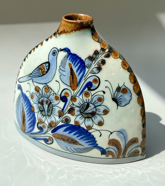 Image 1 of Vaso in ceramica "El Palomar" - Pezzo dipinto a mano