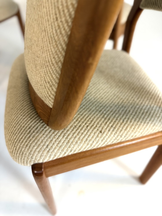 Image 1 of 8x vintage dining room chair, Dyrlund '70