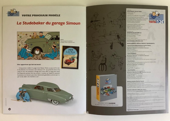 Modellini di auto Tintin. Serie Rosengart LR2 “Hergé Moulinsart. – Oggetti decorativi, Plexiglass, Plastic (photo 12 of 12)