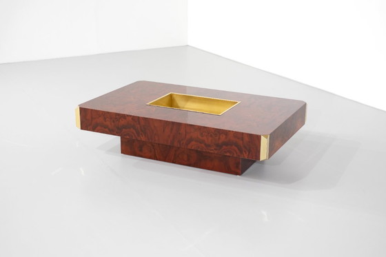 Image 1 of Salontafel "Alveo", toegeschreven aan Willy Rizzo voor Mario Sabot, Italië, jaren 70.