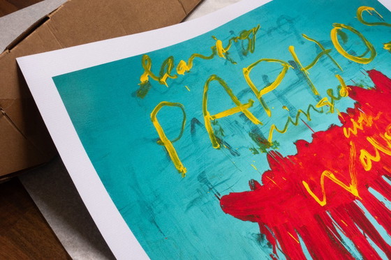 Image 1 of Leaving Paphos Ringed with Waves - Cy Twombly poster 70 x 100 cm