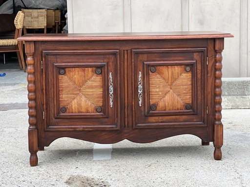 Enfilade atribuée à Charles Dudouyt, travail basque France 1940