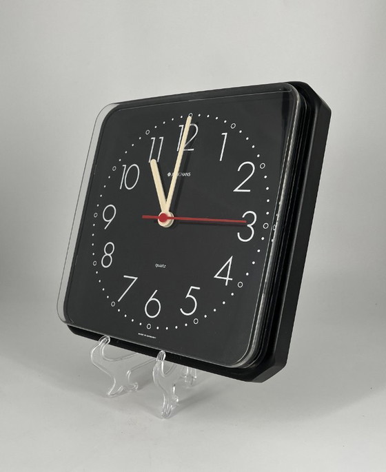 Image 1 of Vintage Junghans Wall Clock W 738 - Bauhaus Style - Made in Germany