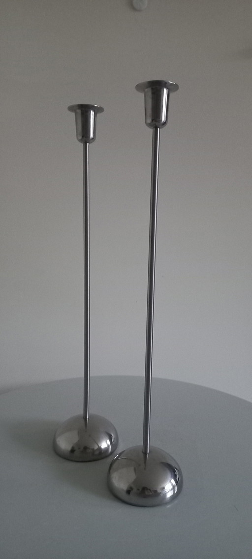 2 candelabros modernistas vintage de IKEA